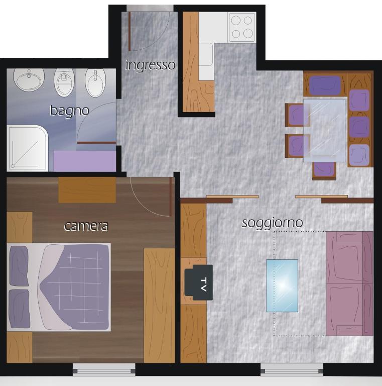 Residence Lagorai - Fiemme Holidays Predazzo Bilik gambar
